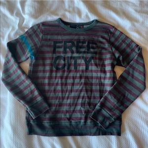 Freecity striped pullover